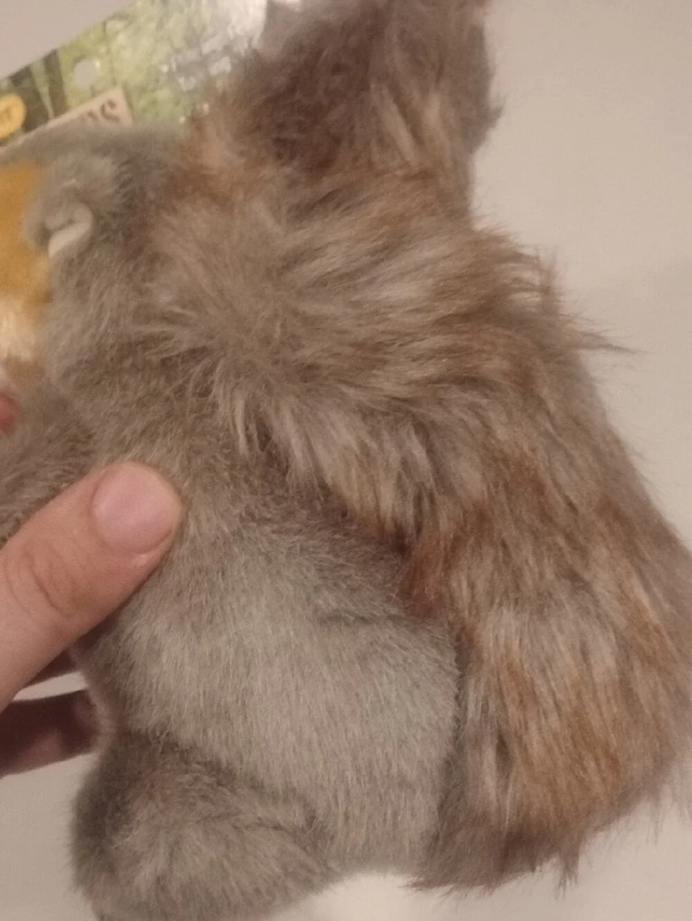 Ruffin' It Woodlands Plush Squirrel Dog Toy - Gray/Brown